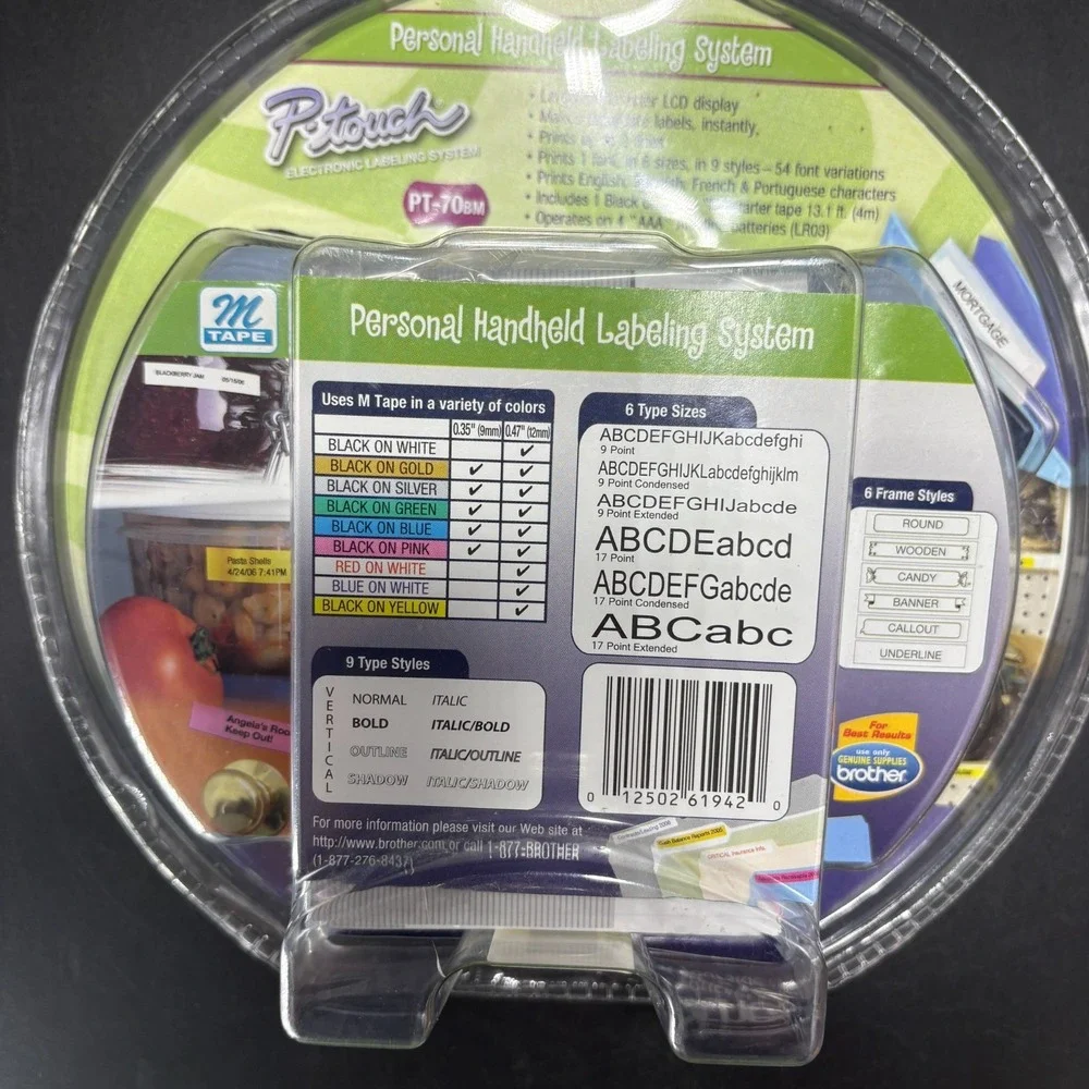 BRAND NEW Brother P-Touch PT-70BM Handheld Label Thermal Printer‎ Personal - Picture 6 of 9